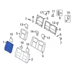 ML3Z1866600GB - Body: Seat Back Cover for Ford Image