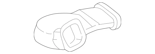 2028310946 - Heating and Ventilation: Air Duct for Mercedes-Benz: C220, C230, C280, C43 AMG Image image