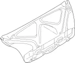 849662Y110 - Body: Lid Trim for Infiniti Image