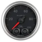 5652 - : GAUGE, OIL PRESS, 2 1/16", 100PSI, STEPPER MOTOR W/PEAK &amp; WARN, ELITE for AutoMeter Image