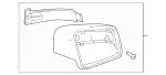 2128106000 - Front Doors: Cover, Mirror Housing for Mercedes-Benz Image