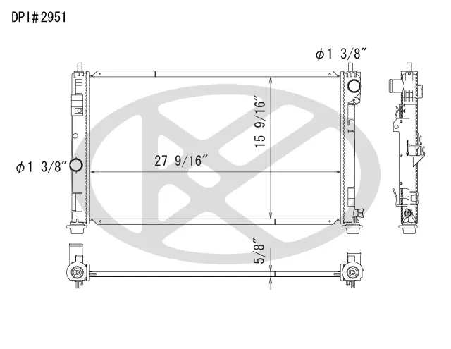 A2951 - Cooling Systems: Koyorad Radiator for Koyo Image