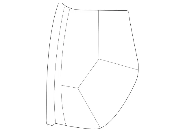 20968001239051 - Body: End Cap for Mercedes-Benz Image