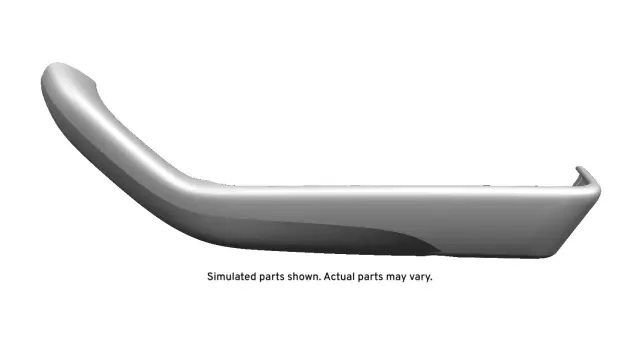 23487300 - : Jet Black Rear Passenger Side Door Armrest Cover Trim for GM Image