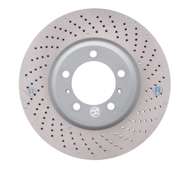 92002046D - Brakes &amp; Brake Parts: DFC Hi-Carbon Alloy Rotor - Drilled for DYNAMIC FRICTION Image