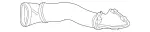 2710900382 - Chassis Sheet Metal/Air Intake: Hose for Mercedes-Benz: C230 Image