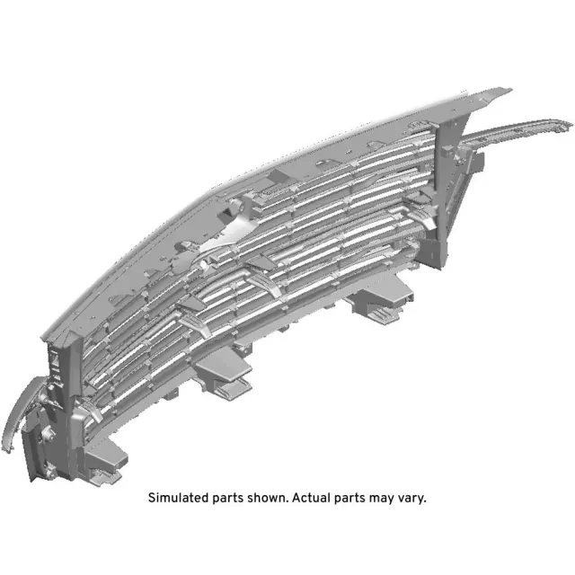 85000008 - : Galvano Silver Front Upper Grille for GM Image