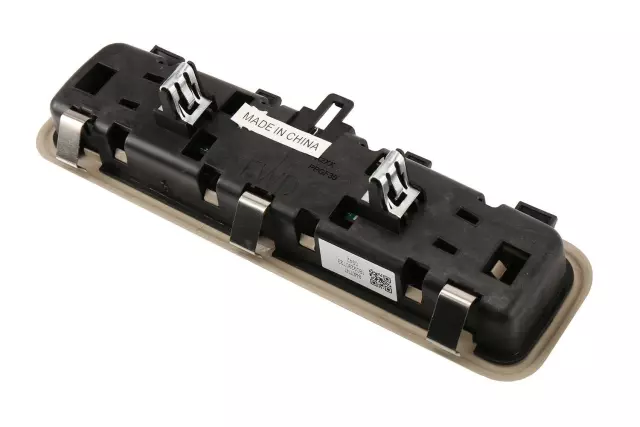 84407747 - : Shale Rear Seat Position Center Reading and Courtesy Lamp for Cadillac: Escalade, Escalade ESV | Chevrolet: Silverado 1500, Silverado 1500 LD, Silverado 2500 HD, Silverado 3500 HD, Suburban, Tahoe | GMC: Sierra 1500, Sierra 1500 Limited, Sierra 2500 HD, Sierra 3500 HD, Yukon, Yukon XL Image