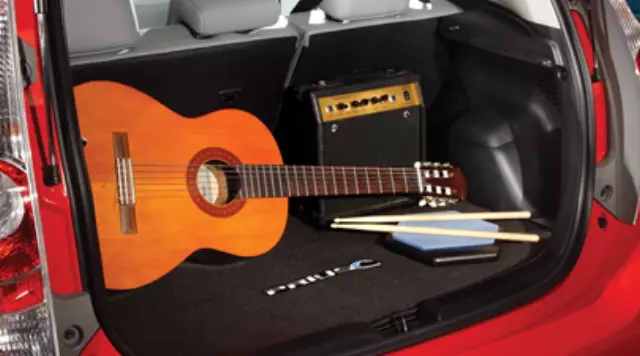 Genuine Toyota 2012-2019 Prius C Dark Gray Carpet Cargo Mat - Toyota (PT206-52122-10)