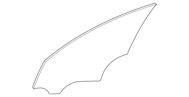 2137250210 - Driver Door: Glass Pane for Mercedes-Benz: E300, E350, E43 AMG, E53 AMG, E63 AMG S Image image