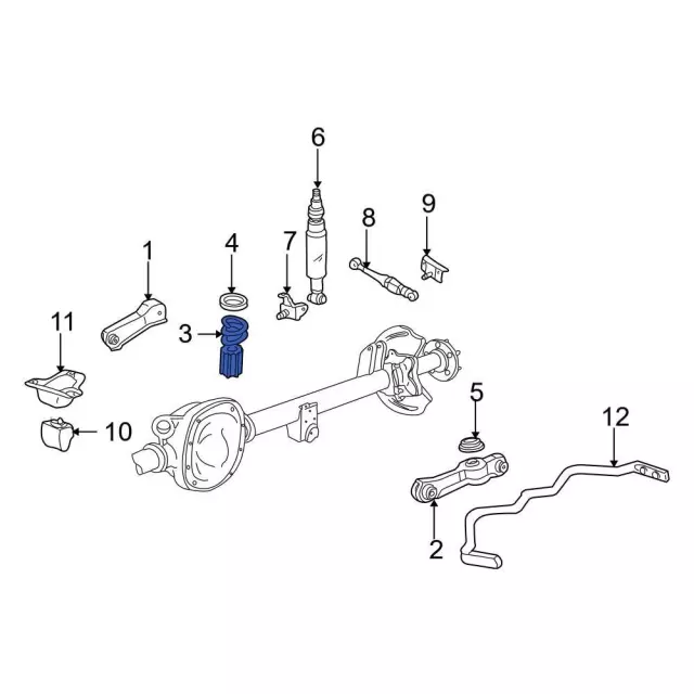 XR3Z5560HA - Suspension: Coil Spring for Ford Image