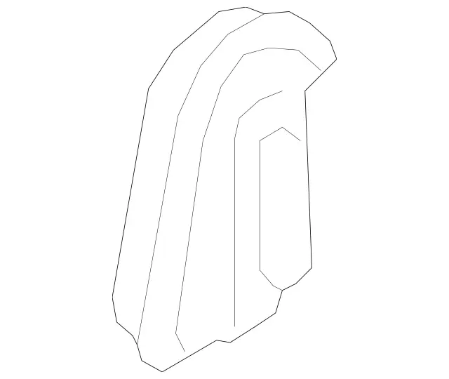 204835029864 - Heating and Ventilation: Seal for Mercedes-Benz: AMG GT, AMG GT Black Series, AMG GT C, AMG GT R, AMG GT S, C250, C300, C350, C63 AMG, CLS400, CLS550, CLS63 AMG, CLS63 AMG S, E250, E350, E400, E550, E63 AMG, E63 AMG S, GLK250, GLK350, SL400, SL450, SL550, SL63 AMG, SL65 AMG, SLS AMG Image