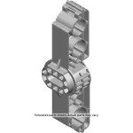 11549045 - : Auxiliary Air Conditioning Evaporator Hose Clip for GM Image