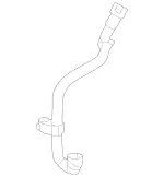 2235007400 - Cooling/Auxiliary Heating: Coolant Hose for Mercedes-Benz: 350SD, Maybach S580, Maybach S680, S500, S580, S580e, S63 AMG E Performance Image