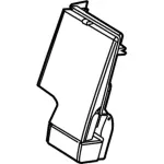 DA8Z7467112AB - Body: Armrest Assembly for Ford Image image