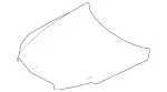 204880095764 - : Hood for Mercedes-Benz: C250, C300, C350 Image