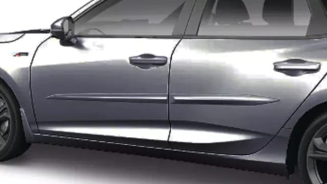 8P053S5230 - Body: Body Side Molding - Liquid Carbon Metallic for Acura: Integra Image