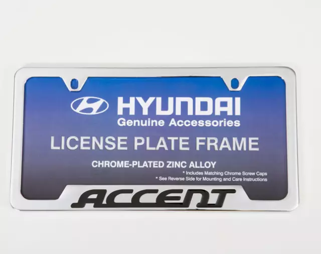 40231912 - Exterior: License Plate Frame - 3 And 4 Door for Hyundai: Accent Image