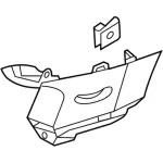 EB5Z7831011AB - Body: Rear Pillar Trim for Ford: Explorer, Police Interceptor Utility Image