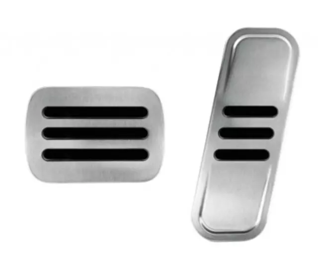 BR3Z9G757D - : Brushed Aluminum Sport Pedals, For Manual Transmission for Ford: Mustang Image
