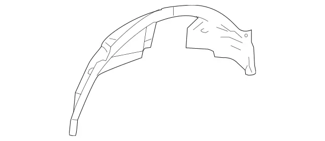 2136105102 - Substructure: Wheel Well for Mercedes-Benz: CLS450, CLS53 AMG, E300, E350, E43 AMG Image image