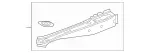 2046306040 - Cowl, Front Panel: Longitudinal Member for Mercedes-Benz: E550 Image