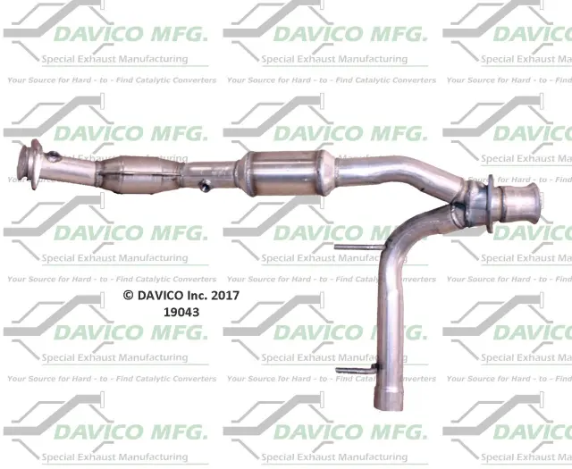 19043 - : Direct Fit Catalytic Converter for DAVICO CONVERTERS Image