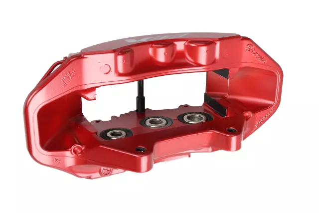 Red Front Passenger Side Disc Brake Caliper Assembly - GM (84229176)