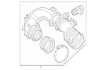 2700900700 - : Intake Line for Mercedes-Benz Image