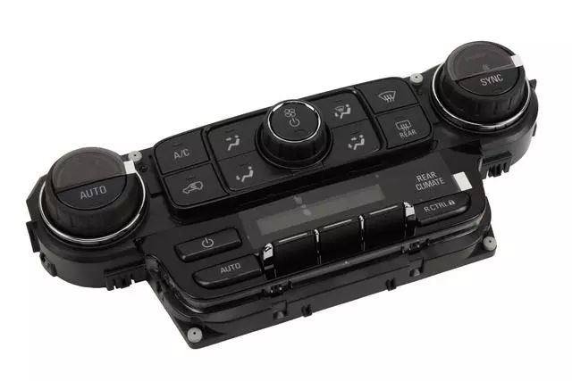 84412941 - : Black Carbon Heating and Air Conditioning Control Panel Assembly for GMC: Yukon, Yukon XL Image