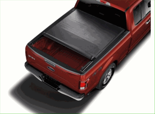 VJL3Z99501A42E - Exterior: Truxedo Platinum Soft Roll-Up Tonneau Cover for Ford Image