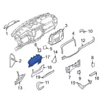 ML3Z15044D70AA - Body: Cluster Bezel for Ford: F-150 Image