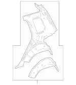 2536305001 - Side Walls: Side Wall for Mercedes-Benz: GLC300, GLC43 AMG, GLC63 AMG Image