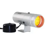 5335 - : SHIFT LIGHT, AMBER, PEDESTAL, SILVER, SHIFT-LITE for AutoMeter Image