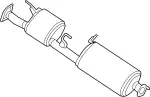 201003JV0A - : Muffler &amp; Pipe for INFINITI: QX60 Image