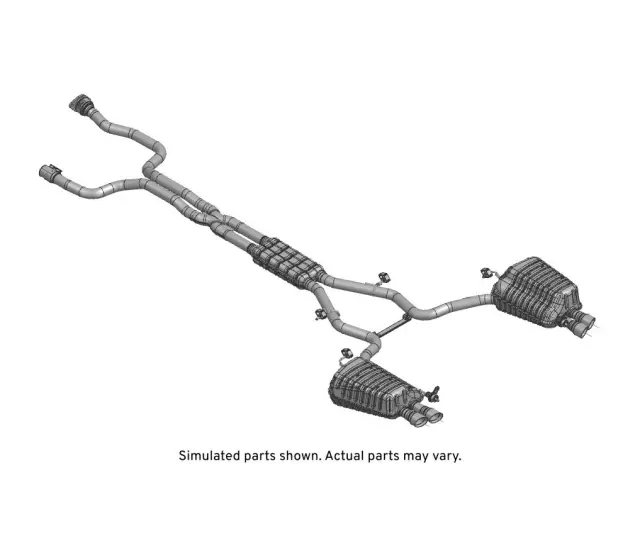 84384724 - : Part# 84384724 Exhaust Muffler with Exhaust Pipe for Cadillac: CT6 Image