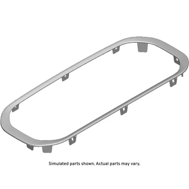 84002440 - : Trim Plate for Chevrolet: Silverado 1500, Silverado 1500 LTD, Silverado 2500 HD, Silverado 3500 HD | GMC: Sierra 1500, Sierra 1500 Limited, Sierra 2500 HD, Sierra 3500 HD Image