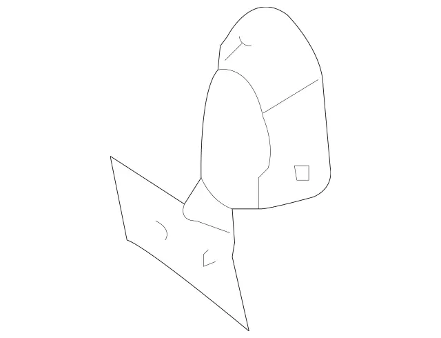 23067301387F22 - Body: Cap for Mercedes-Benz Image