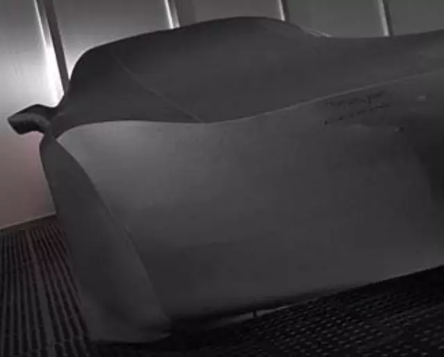 19158376 - Exterior: Vehicle Cover, Color Crossed-Flag Logo for Chevrolet: Corvette Image