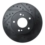 63367035R - : DFC Brake Rotor - Drilled and Slotted - Black for DYNAMIC FRICTION Image