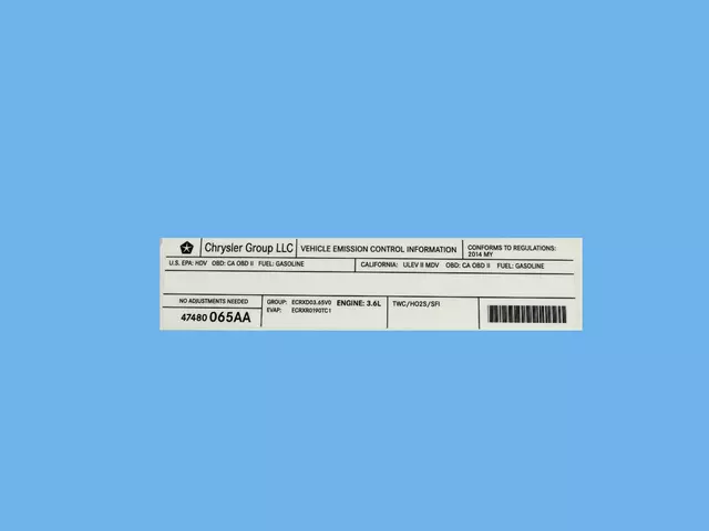 47480065AA - : Veci Label Label for Mopar Image