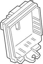 284B94GB0A - : Controller Rear Cover for INFINITI: Q50, Q60 Image