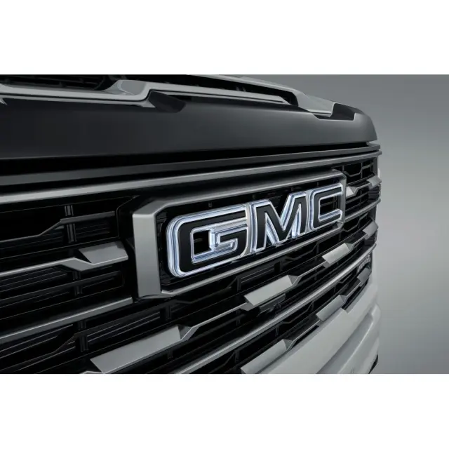 85018667 - Exterior: Front Illuminated Gmc Emblem for GMC: Sierra 1500, Sierra 2500 HD, Sierra 3500 HD Image