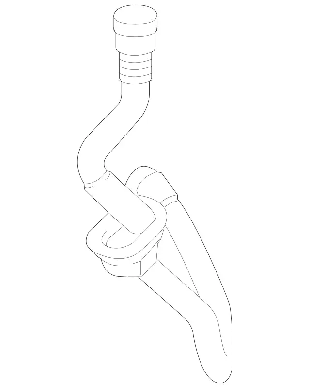 2385017500 - Radiator: Coolant Hose for Mercedes-Benz: CLS450, CLS53 AMG, E350, E53 AMG, GLC300 Image image
