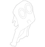 2546806700 - Instrument Panel/Center Console/Linings: Frame Segment for Mercedes-Benz: GLC300, GLC350e, GLC43 AMG, GLC63 AMG S E Performance Image