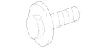 304017008034 - Chassis Sheet Metal/Air Intake: Hexagon Head Bolt for Mercedes-Benz Image