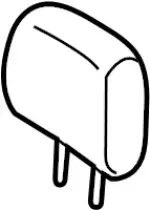 864303JA1A - Body: Headrest, Outer for Infiniti Image
