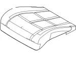 BL7Z78632A22A - Body: Seat Cushion Pad for Ford Image