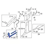 LL1Z7813208EA - Body: Front Sill Plate for Ford Image