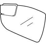 F1EZ17K707A - : Mirror Glass for Ford: Focus Image